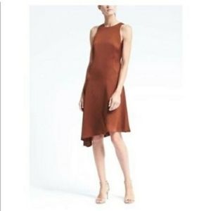 Banana Republic asymmetrical copper dress